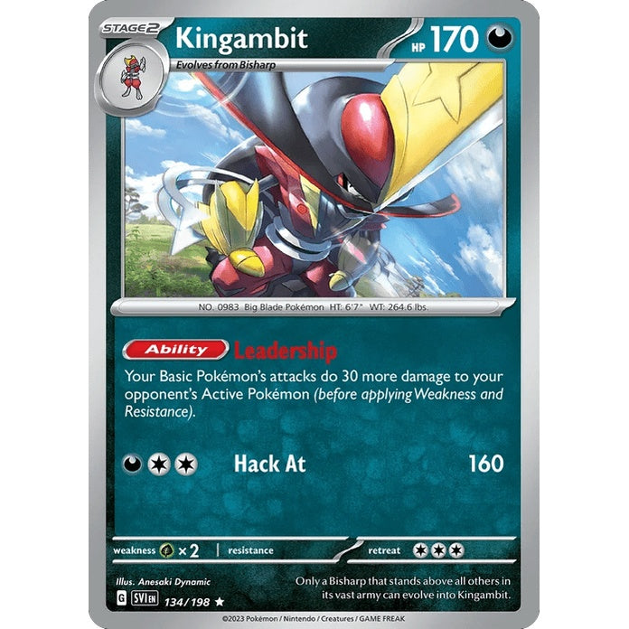 Kingambit - Scarlet & Violet (Rare) [SVI-134] English / Near Mint / Normal
