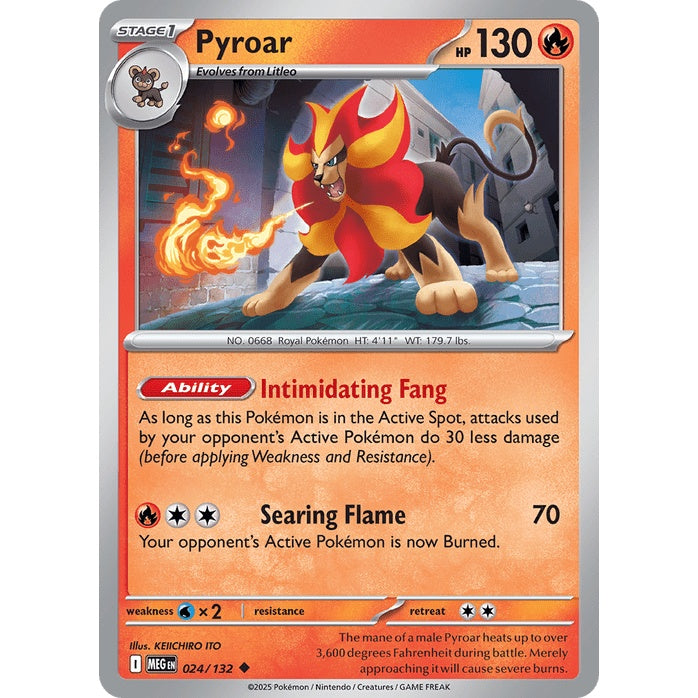 Pyroar - Mega Evolution (Uncommon) [MEG-24] English / Near Mint / Normal