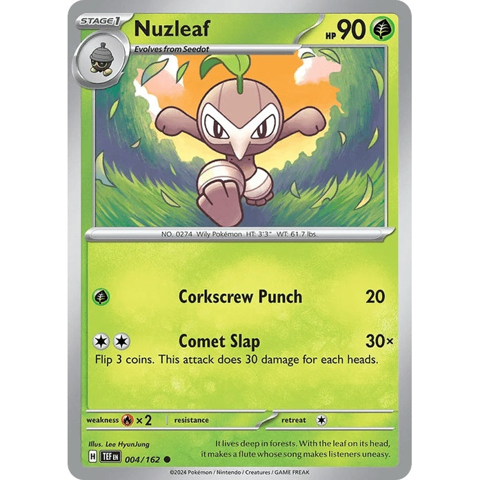 Nuzleaf - Temporal Forces (Common) [TEF-4] English / Near Mint / Normal