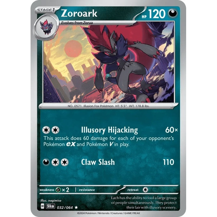 Zoroark - Shrouded Fable (Rare) [SFA-32] English / Near Mint / Normal