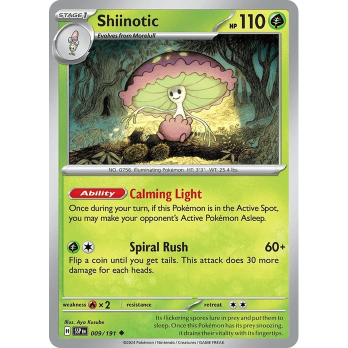 Shiinotic - Surging Sparks (Uncommon) [SSP-9] English / Near Mint / Normal