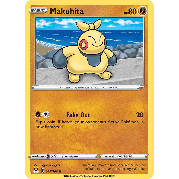 Makuhita - Lost Origin (Common) [LOR-97] English / Near Mint / Normal