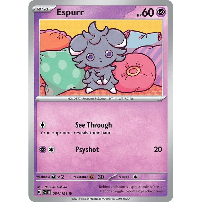 Espurr - Surging Sparks (Common) [SSP-84] English / Near Mint / Normal