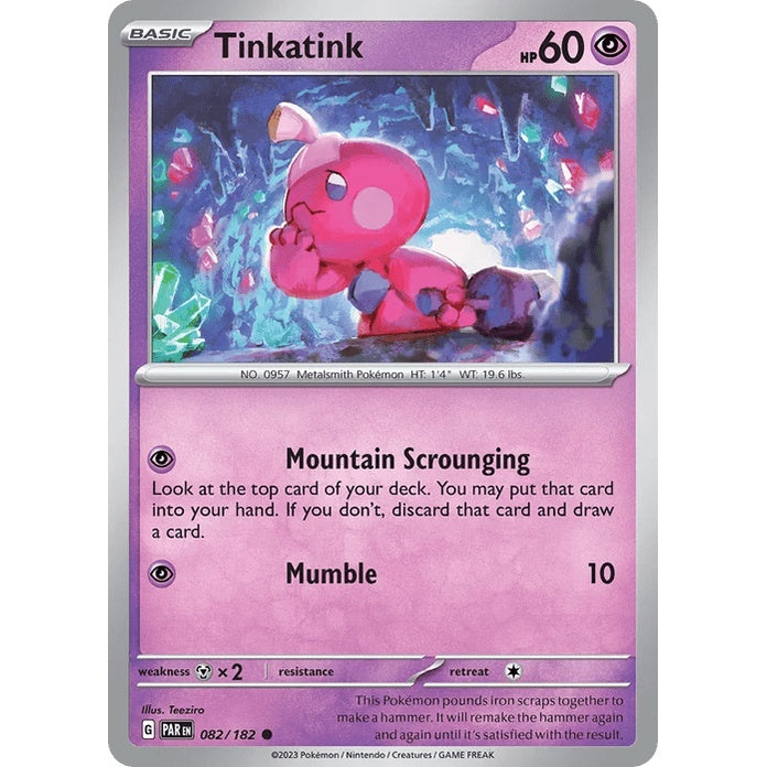 Tinkatink - Paradox Rift (Common) [PAR-82] English / Near Mint / Normal