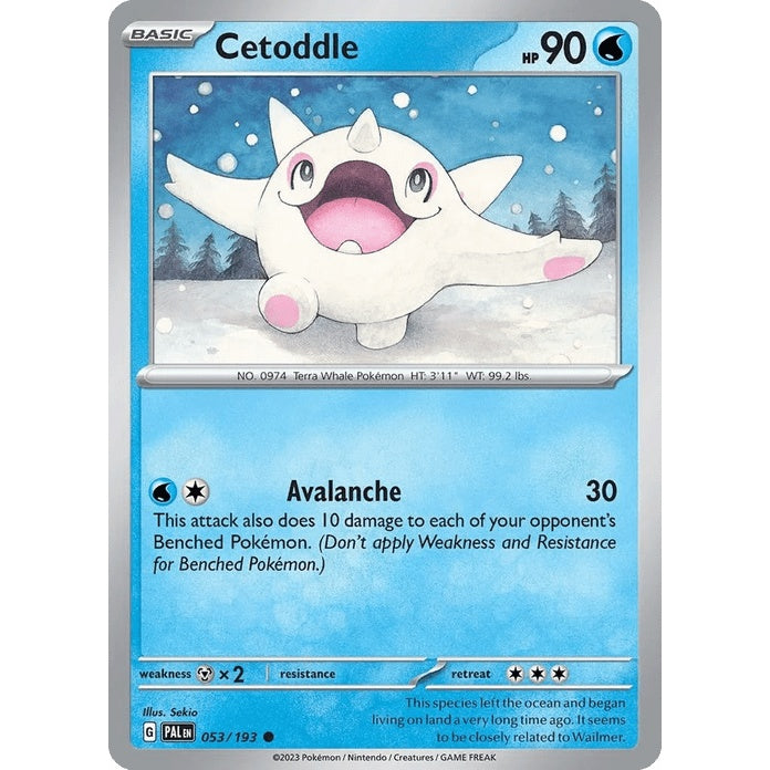 Cetoddle - Paldea Evolved (Common) [PAL-53] English / Near Mint / Normal