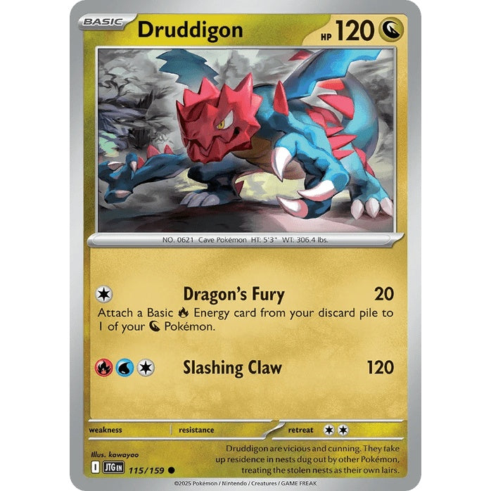 Druddigon - Journey Together (Common) [JTG-115] English / Near Mint / Normal