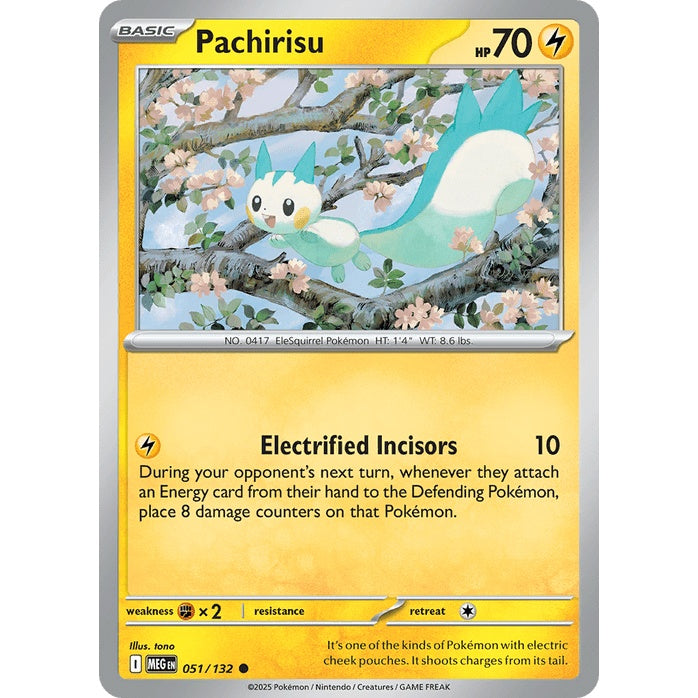 Pachirisu - Mega Evolution (Common) [MEG-51] English / Near Mint / Normal