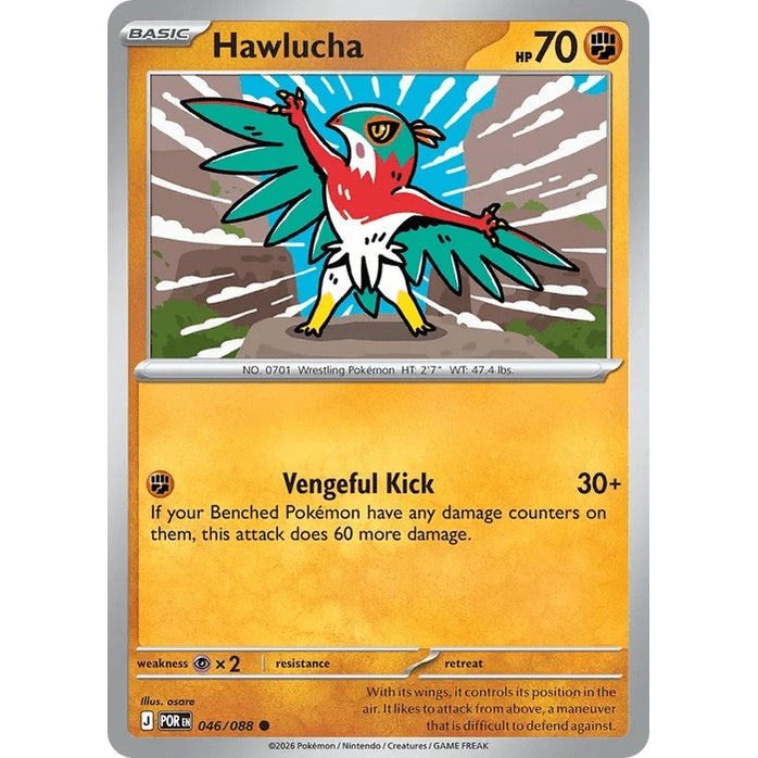 Hawlucha - Perfect Order (Common) [POR-46] English / Near Mint / Normal
