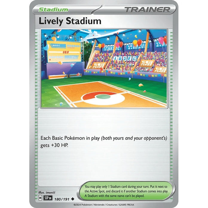 Lively Stadium - Surging Sparks (Uncommon) [SSP-180] English / Near Mint / Normal