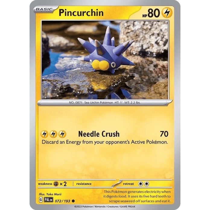 Pincurchin - Paldea Evolved (Common) [PAL-72] English / Near Mint / Normal