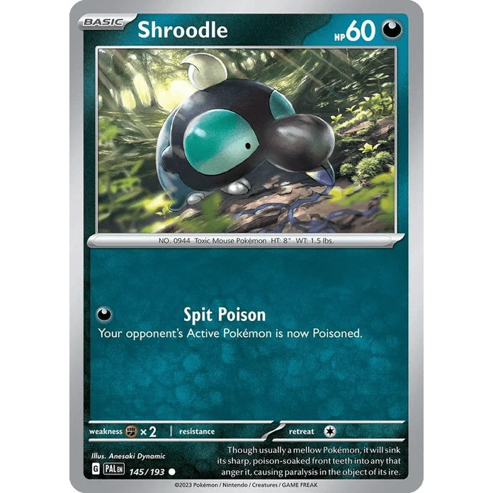 Shroodle - Paldea Evolved (Common) [PAL-145] English / Near Mint / Normal
