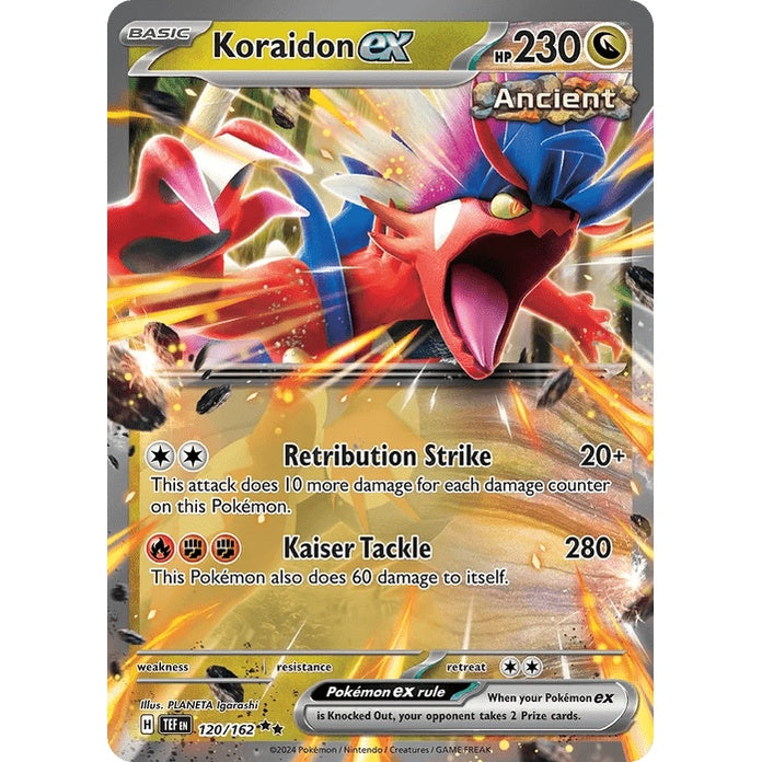 Koraidon ex - Temporal Forces (Double Rare) [TEF-120] English / Near Mint / Normal