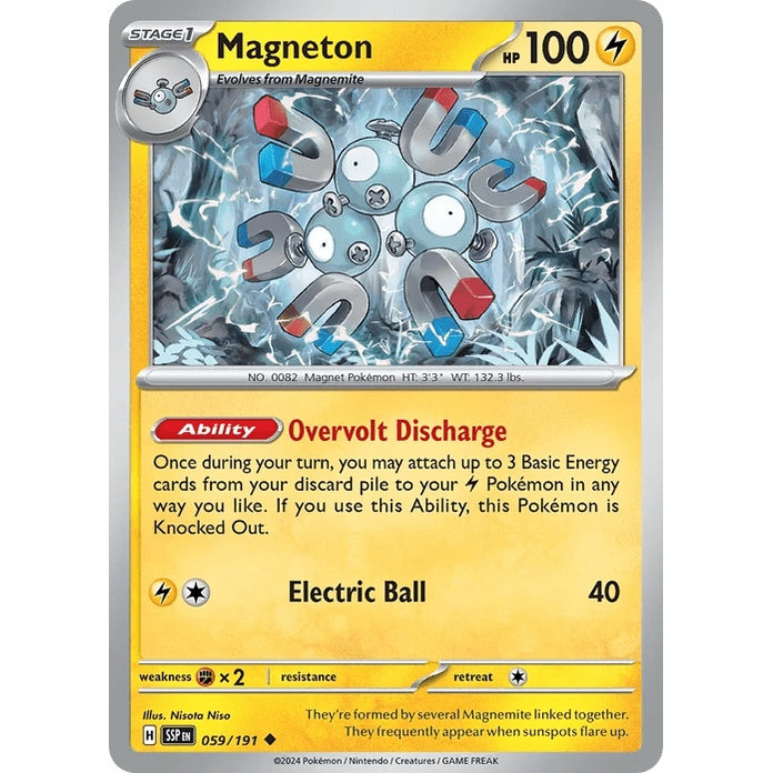 Magneton - Surging Sparks (Uncommon) [SSP-59] English / Near Mint / Normal
