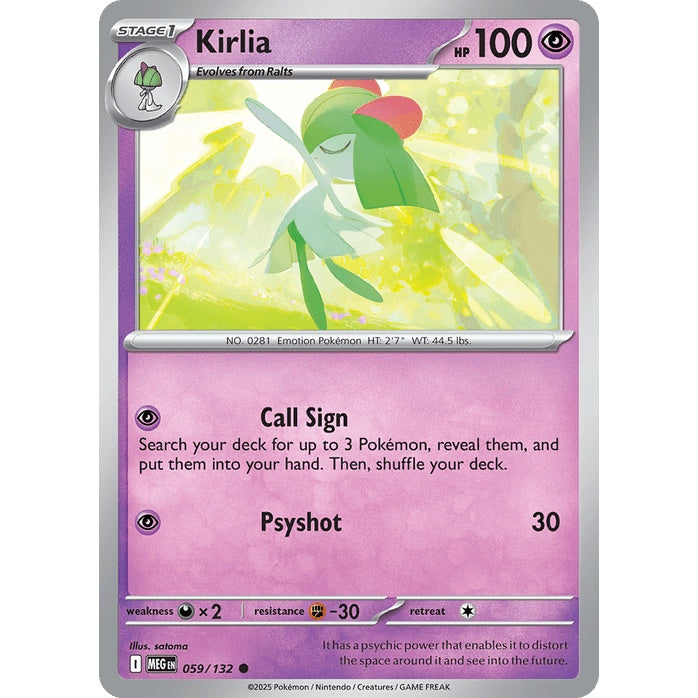 Kirlia - Mega Evolution (Common) [MEG-59] Japanese / Near Mint / Normal