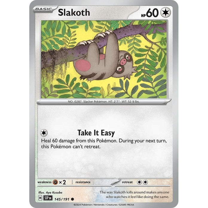Slakoth - Surging Sparks (Common) [SSP-145] English / Near Mint / Normal