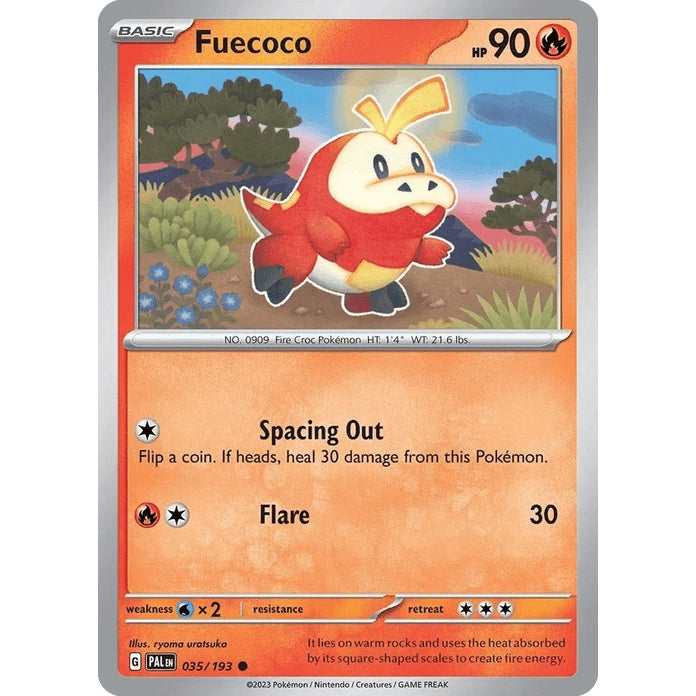 Fuecoco - Paldea Evolved (Common) [PAL-35] English / Near Mint / Normal