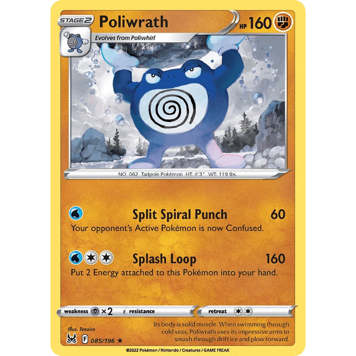 Poliwrath - Lost Origin (Rare) [LOR-85] English / Near Mint / Normal
