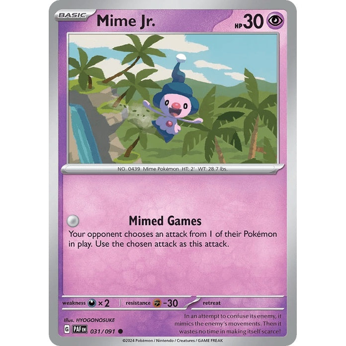 Mime Jr. - Paldean Fates (Common) [PAF-31] English / Near Mint / Normal