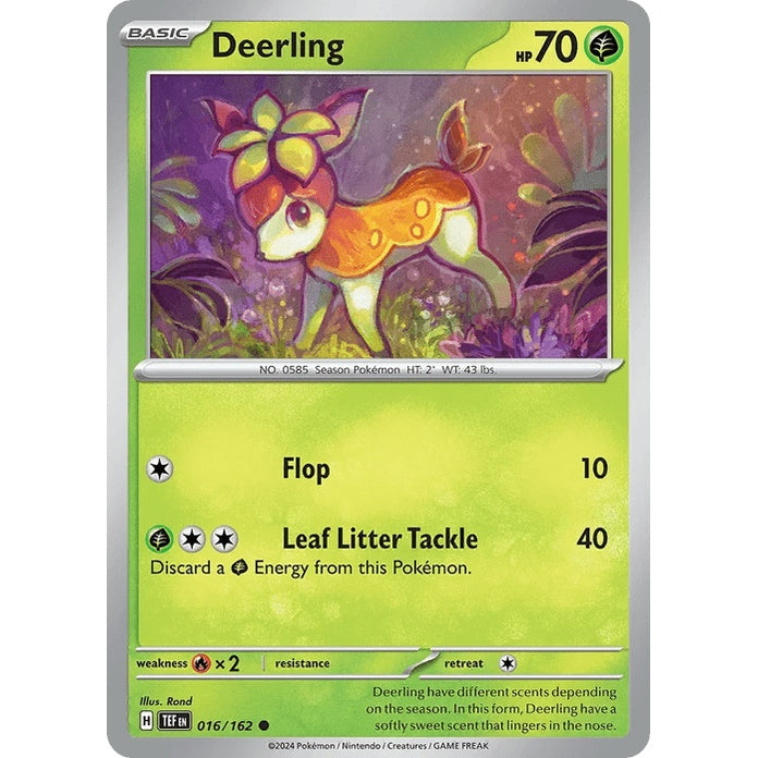 Deerling - Temporal Forces (Common) [TEF-16] English / Near Mint / Normal
