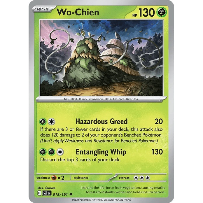 Wo-Chien - Surging Sparks (Uncommon) [SSP-15] English / Near Mint / Normal
