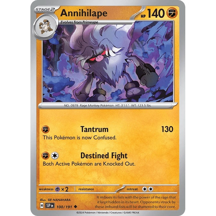 Annihilape - Surging Sparks (Uncommon) [SSP-100] English / Near Mint / Normal
