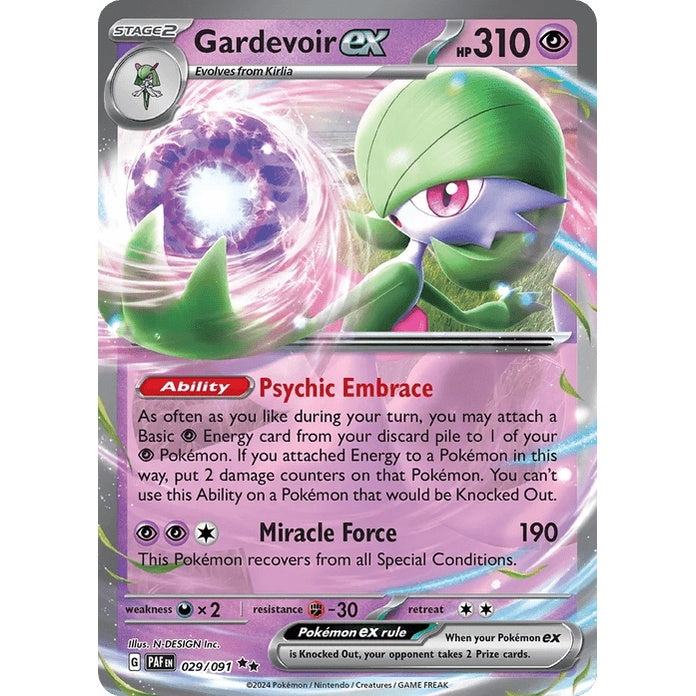 Gardevoir ex - Paldean Fates (Double Rare) [PAF-29] English / Near Mint / Normal