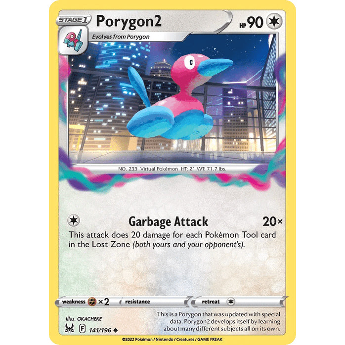 Porygon2 - Lost Origin (Uncommon) [LOR-141] English / Near Mint / Normal
