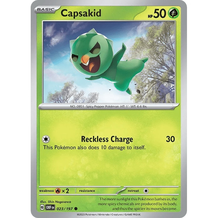 Capsakid - Obsidian Flames (Common) [OBF-23] English / Near Mint / Normal