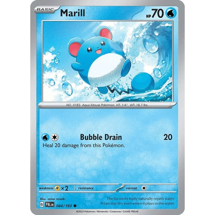Marill - Paldea Evolved (Common) [PAL-44] English / Near Mint / Normal