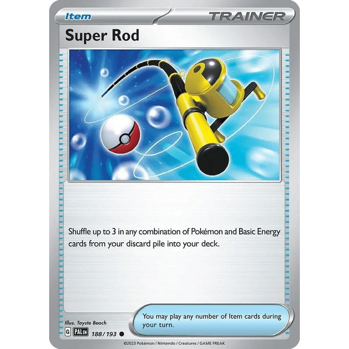 Super Rod - Paldea Evolved (Common) [PAL-188] English / Near Mint / Normal