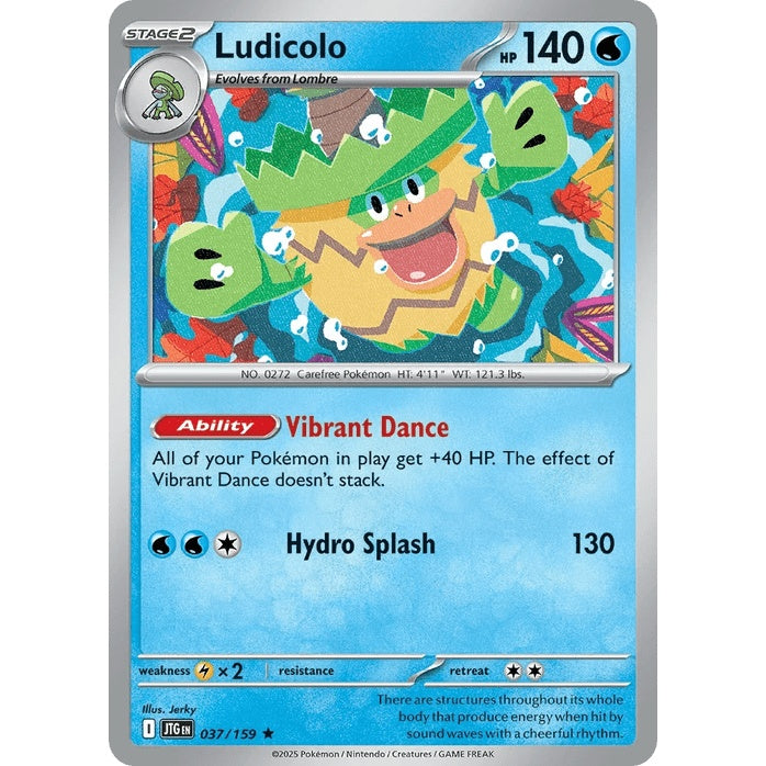 Ludicolo - Journey Together (Rare) [JTG-37] English / Near Mint / Normal