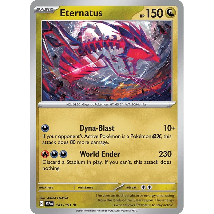 Eternatus - Surging Sparks (Rare) [SSP-141] English / Near Mint / Normal