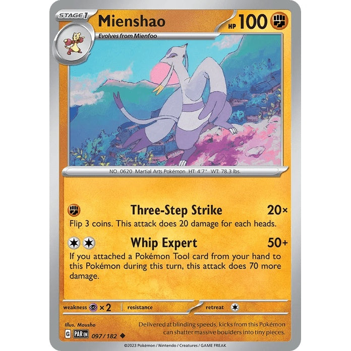 Mienshao - Paradox Rift (Uncommon) [PAR-97] English / Near Mint / Normal