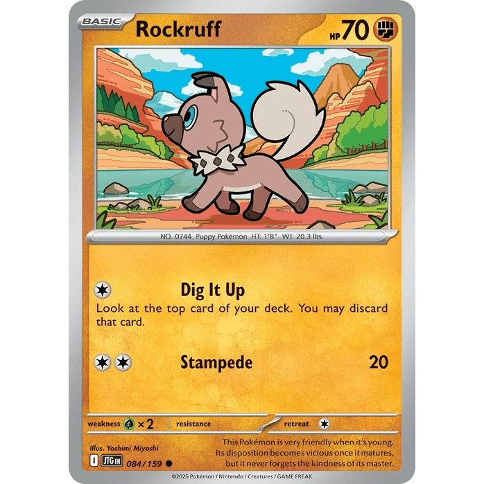 Rockruff - Journey Together (Common) [JTG-84] English / Near Mint / Normal