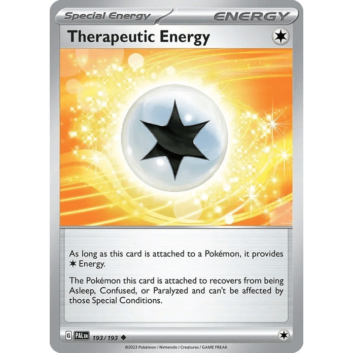 Therapeutic Energy - Paldea Evolved (Uncommon) [PAL-193] English / Near Mint / Normal