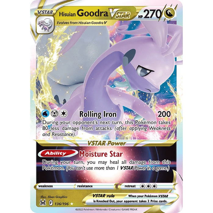 Hisuian Goodra VSTAR - Lost Origin (Rare Holo VSTAR) [LOR-136] English / Near Mint / Normal
