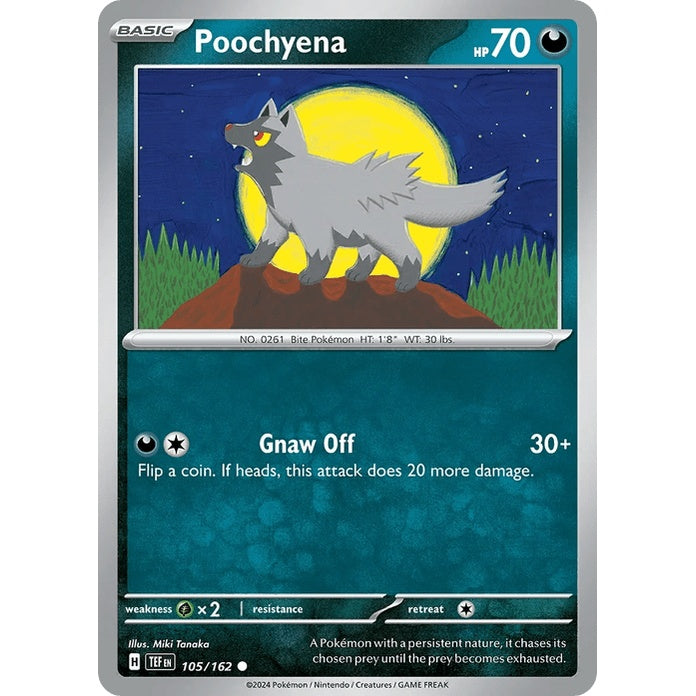 Poochyena - Temporal Forces (Common) [TEF-105] English / Near Mint / Normal