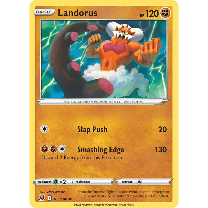 Landorus - Lost Origin (Rare) [LOR-105] English / Near Mint / Normal