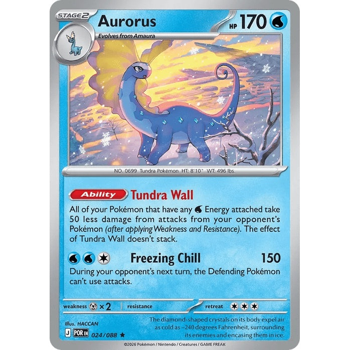 Aurorus - Perfect Order (Rare) [POR-24] English / Near Mint / Normal