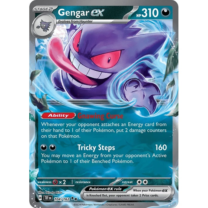 Gengar ex - Temporal Forces (Double Rare) [TEF-104] English / Near Mint / Normal