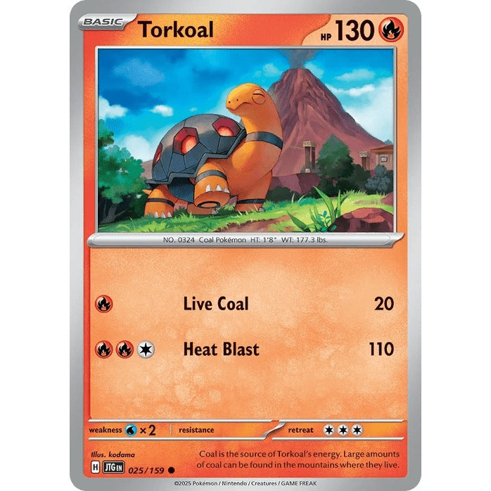 Torkoal - Journey Together (Common) [JTG-25] English / Near Mint / Normal