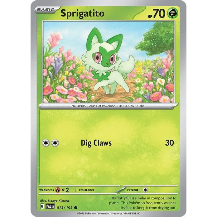 Sprigatito - Paldea Evolved (Common) [PAL-13] English / Near Mint / Normal