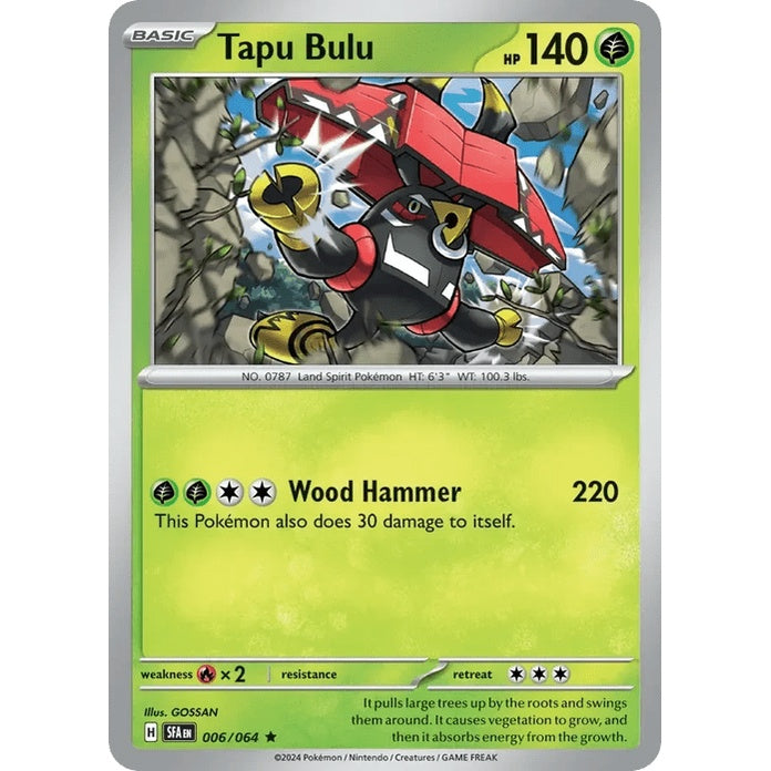 Tapu Bulu - Shrouded Fable (Rare) [SFA-6] English / Near Mint / Normal