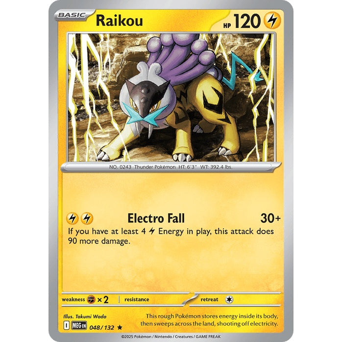 Raikou - Mega Evolution (Rare) [MEG-48] English / Near Mint / Normal