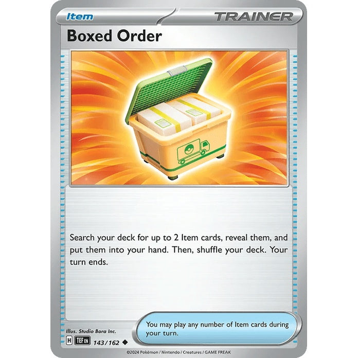 Boxed Order - Temporal Forces (Uncommon) [TEF-143] English / Near Mint / Normal