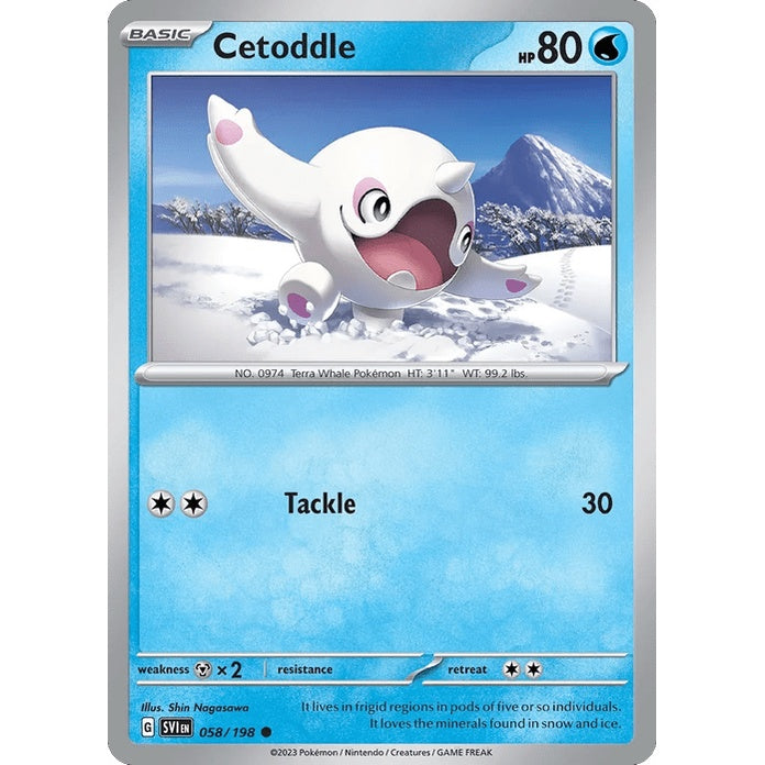 Cetoddle - Scarlet & Violet (Common) [SVI-58] English / Near Mint / Normal