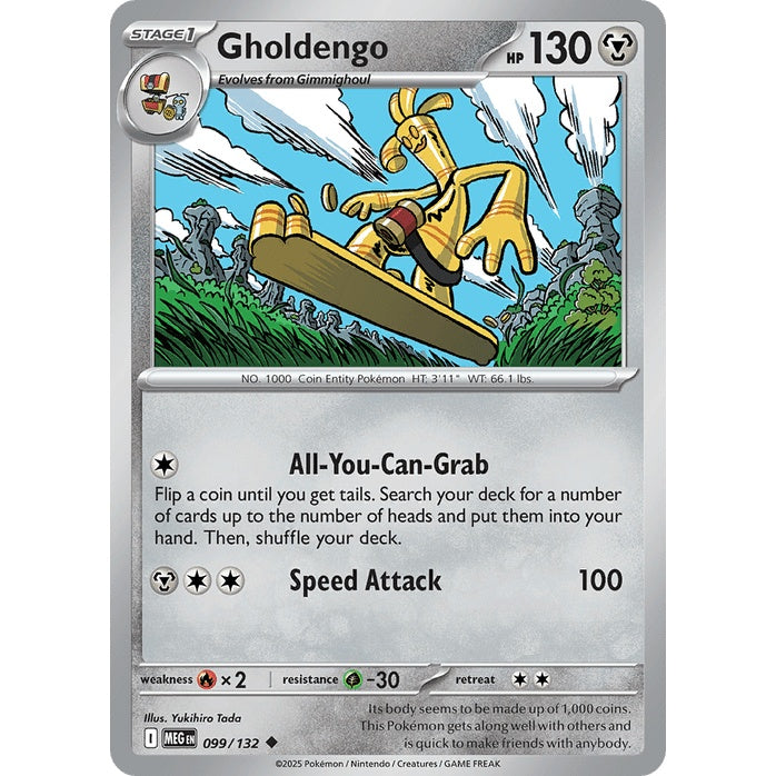 Gholdengo - Mega Evolution (Uncommon) [MEG-99] English / Near Mint / Normal