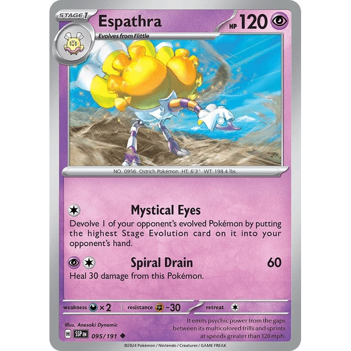 Espathra - Surging Sparks (Uncommon) [SSP-95] English / Near Mint / Normal