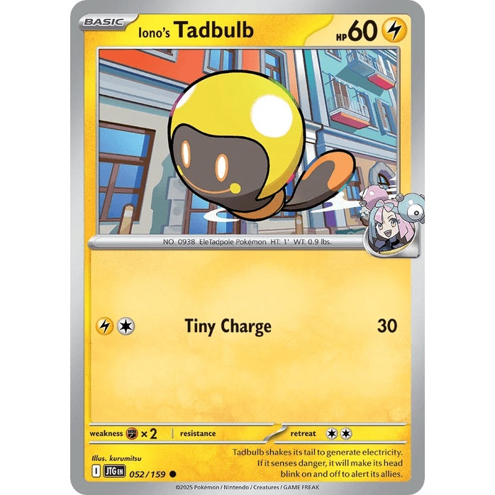 Iono's Tadbulb - Journey Together (Common) [JTG-52] English / Near Mint / Normal