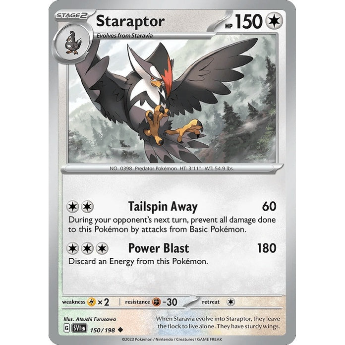 Staraptor - Scarlet & Violet (Uncommon) [SVI-150] English / Near Mint / Normal